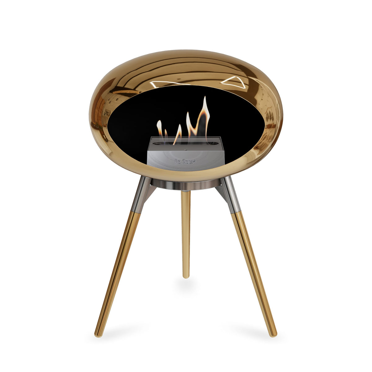 Le Feu Ground Low Dome &lt;br&gt;Chromed Rose Gold
