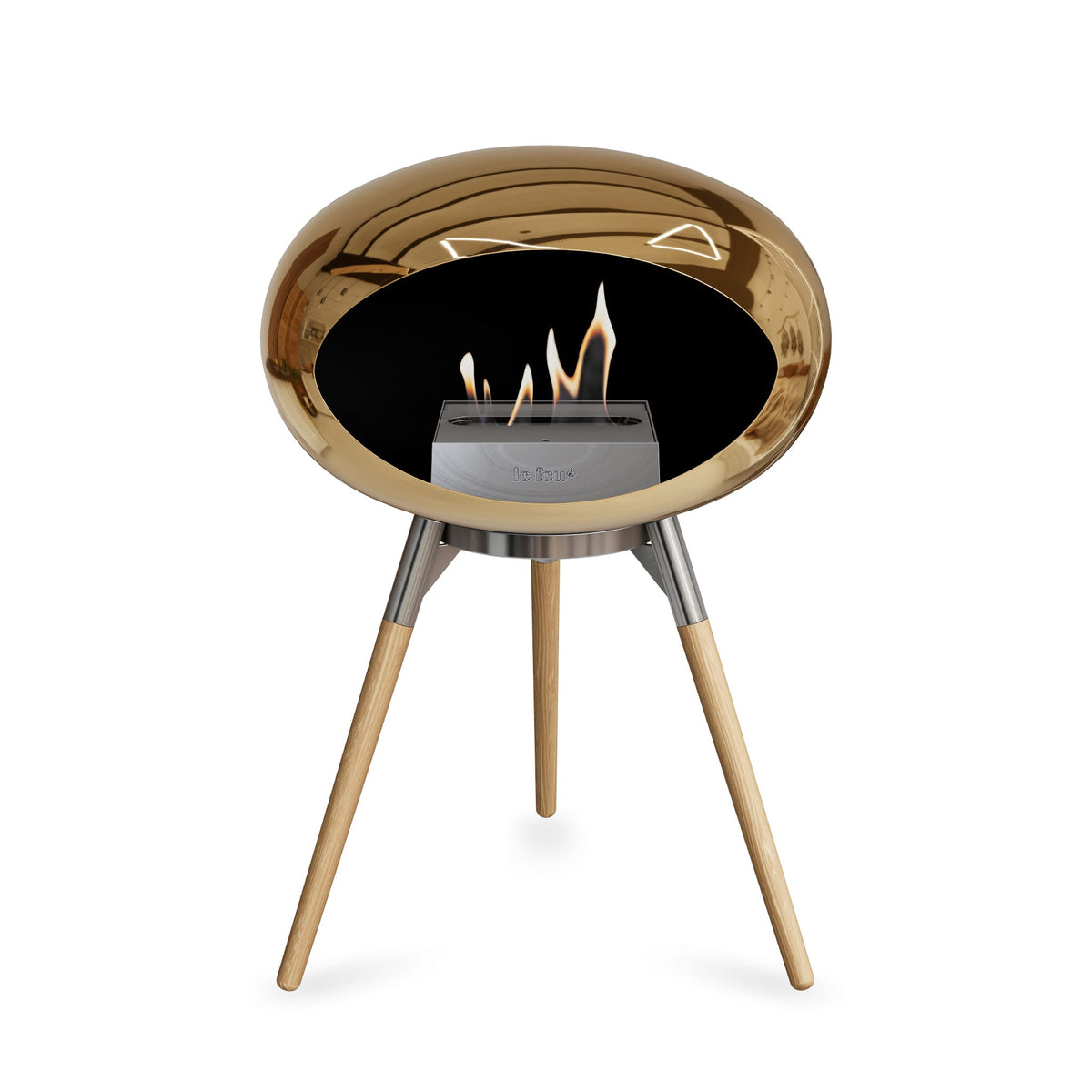 Le Feu Ground Low Dome &lt;br&gt;Chromed Rose Gold