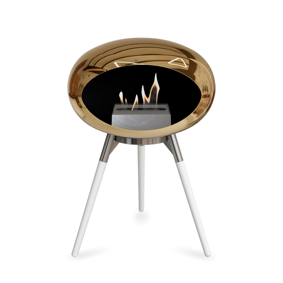 Le Feu Ground Low Dome &lt;br&gt;Chromed Rose Gold