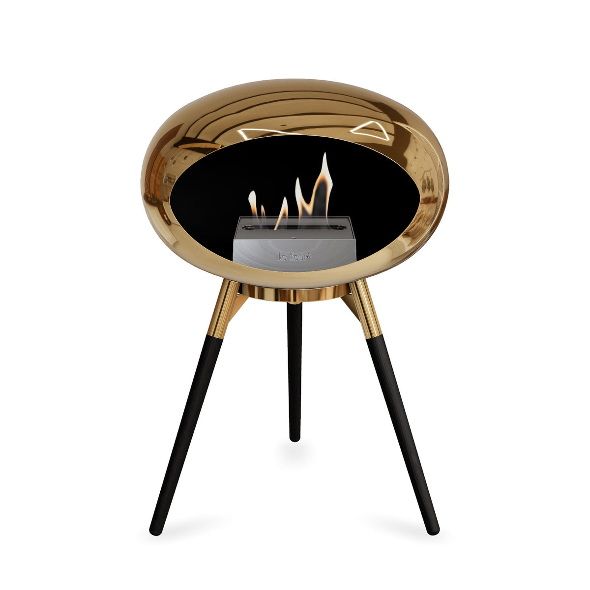Le Feu Ground Low Dome &lt;br&gt;Chromed Rose Gold