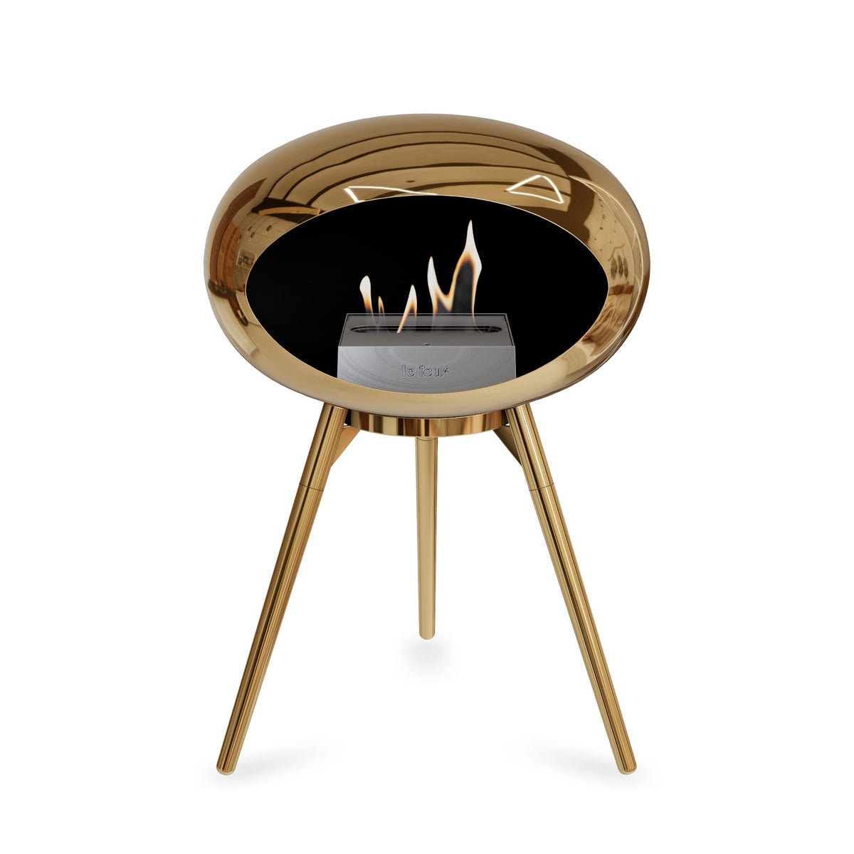 Le Feu Ground Low Dome &lt;br&gt;Chromed Rose Gold