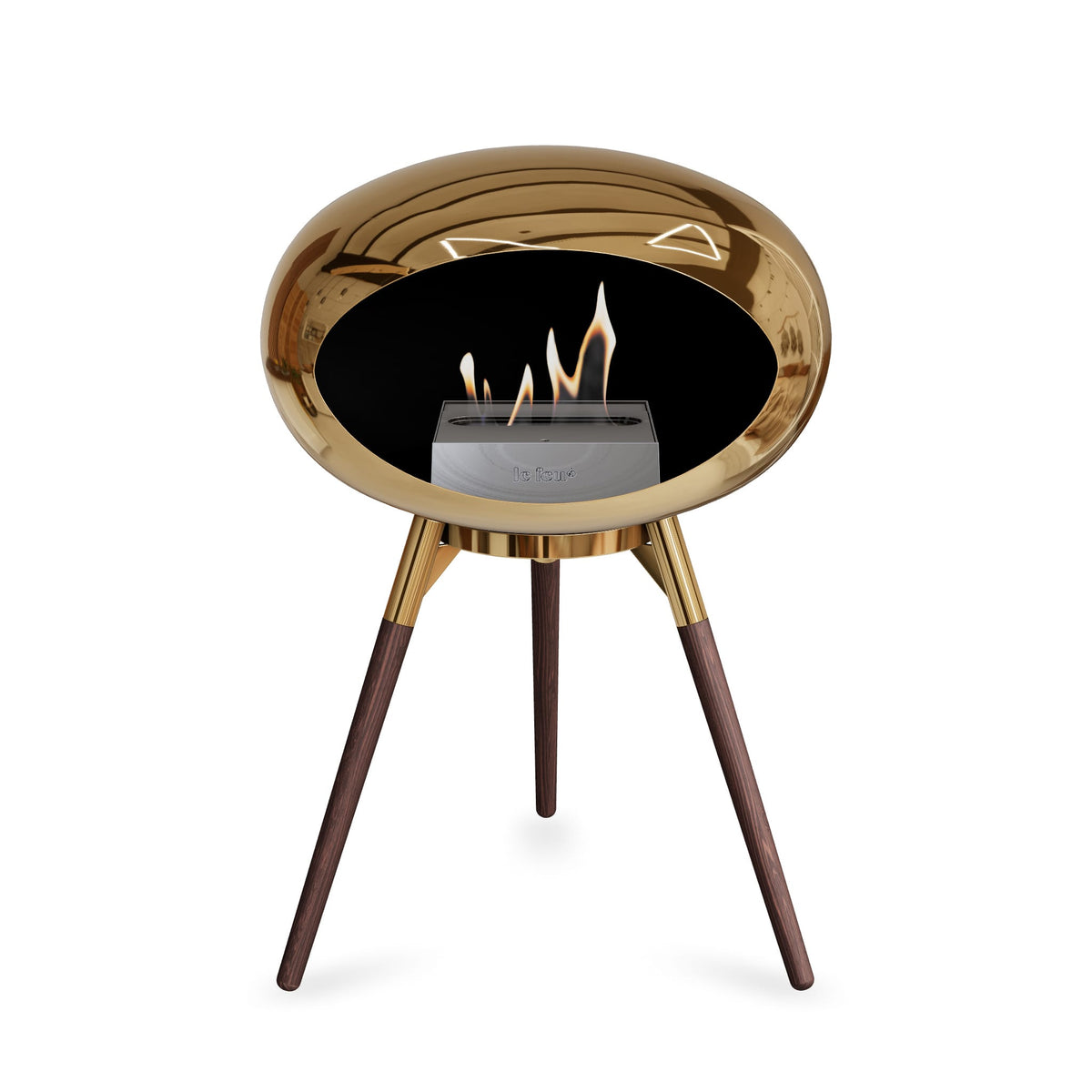 Le Feu Ground Low Dome &lt;br&gt;Chromed Rose Gold