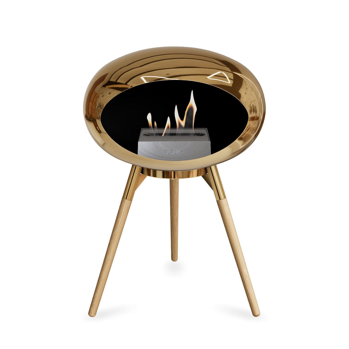 Le Feu Ground Low Dome &lt;br&gt;Chromed Rose Gold