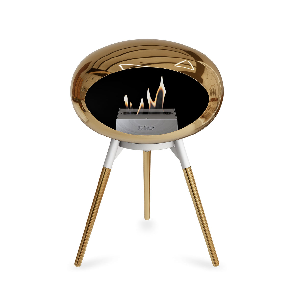 Le Feu Ground Low Dome &lt;br&gt;Chromed Rose Gold
