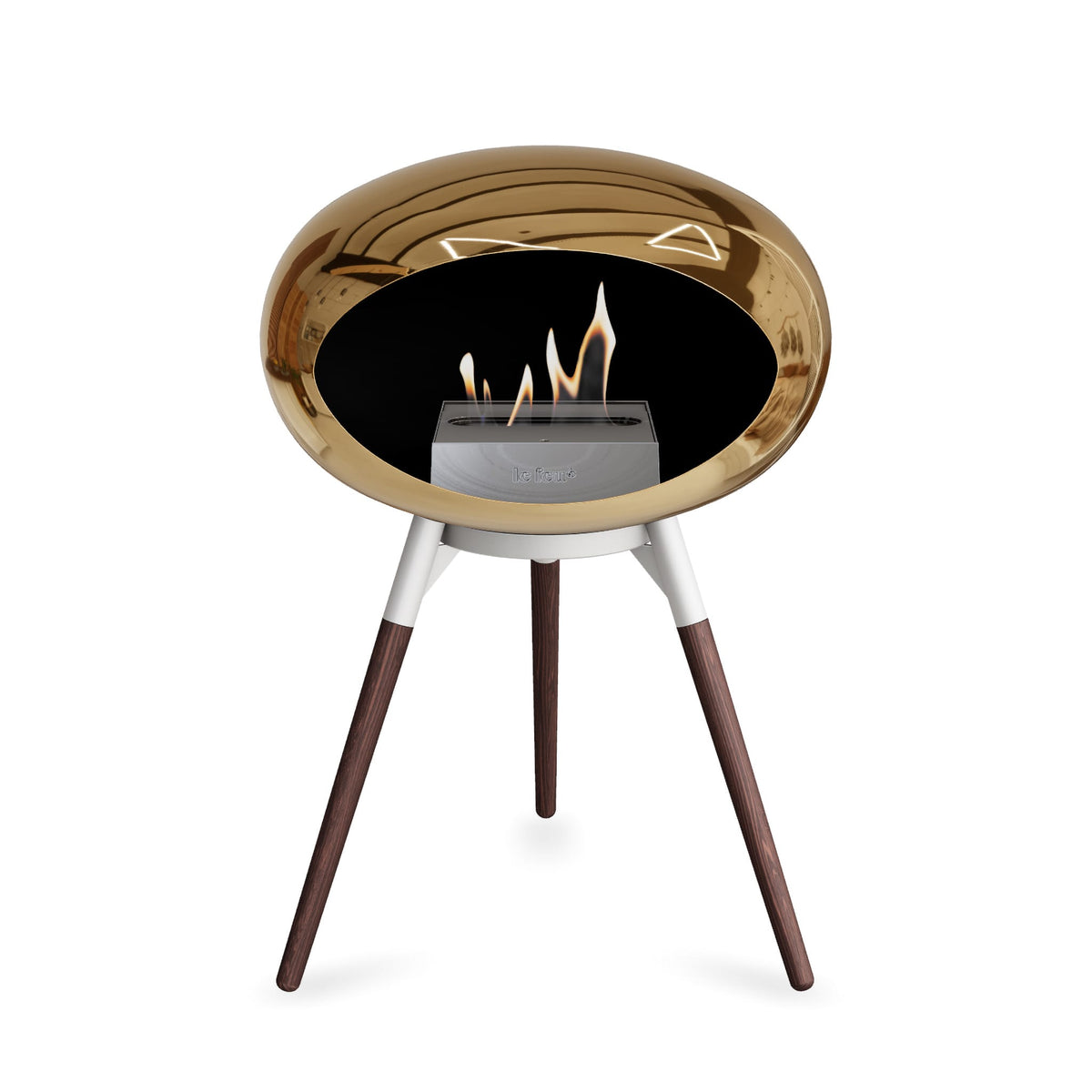 Le Feu Ground Low Dome &lt;br&gt;Chromed Rose Gold