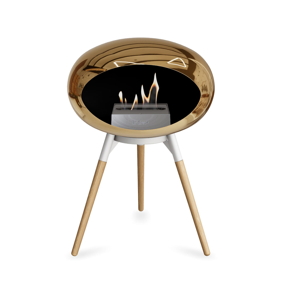 Le Feu Ground Low Dome &lt;br&gt;Chromed Rose Gold