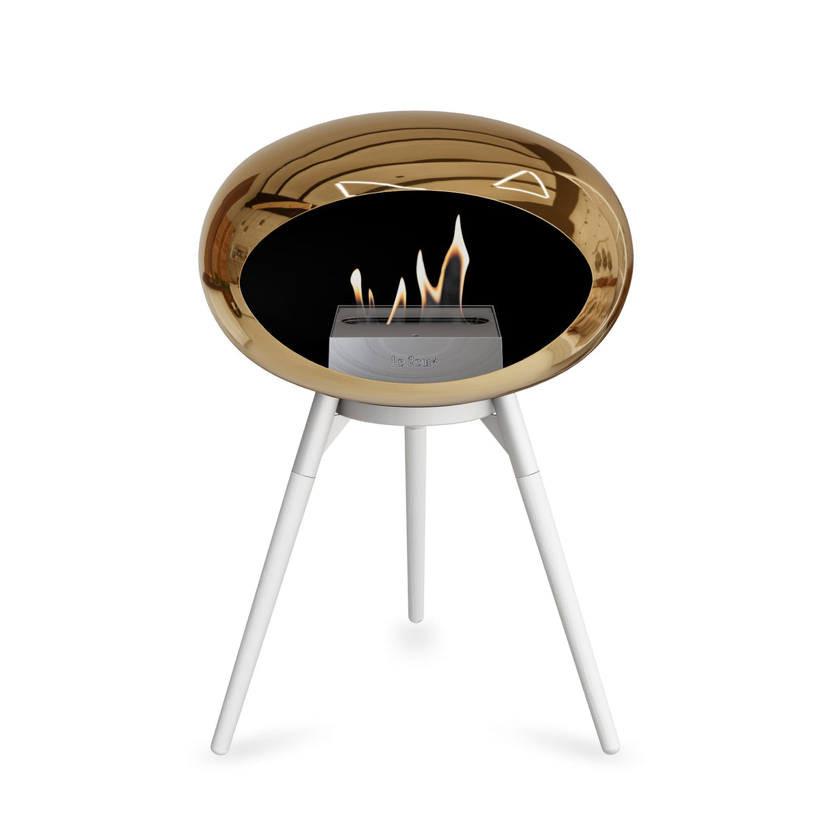 Le Feu Ground Low Dome &lt;br&gt;Chromed Rose Gold