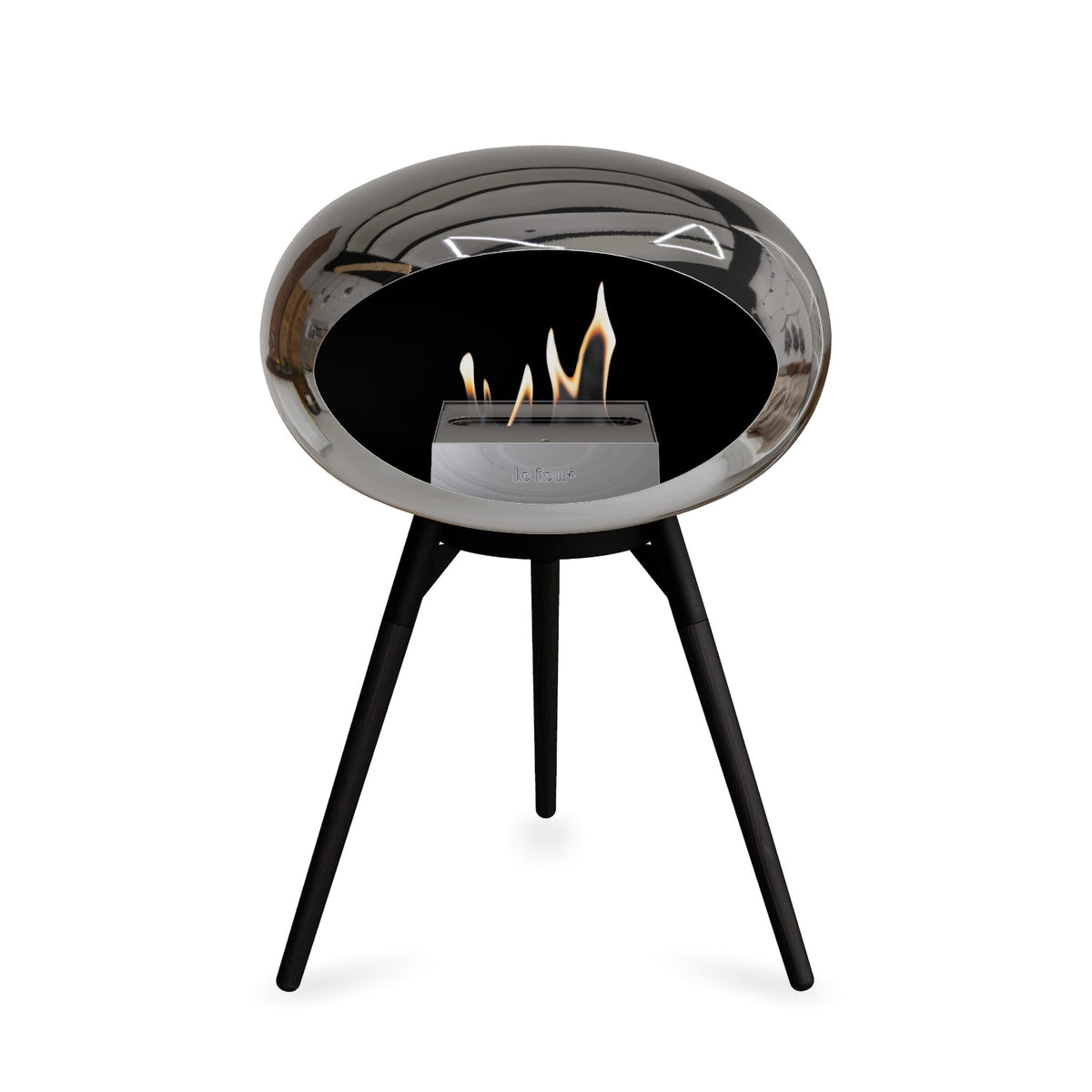 Le Feu Ground Low Dome &lt;br&gt;Chromed Silver