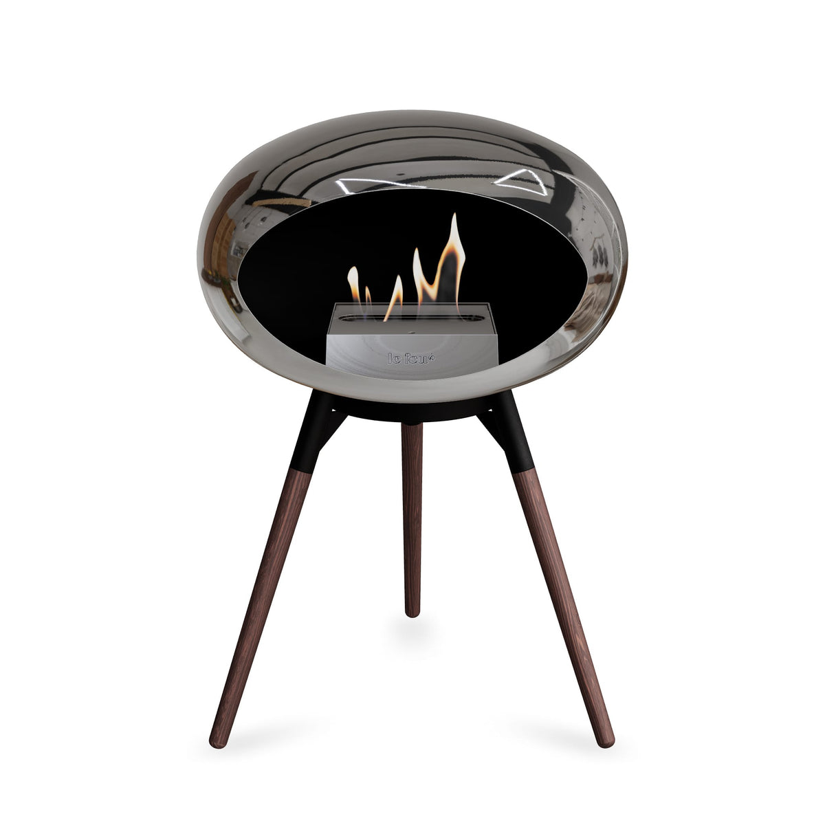 Le Feu Ground Low Dome &lt;br&gt;Chromed Silver