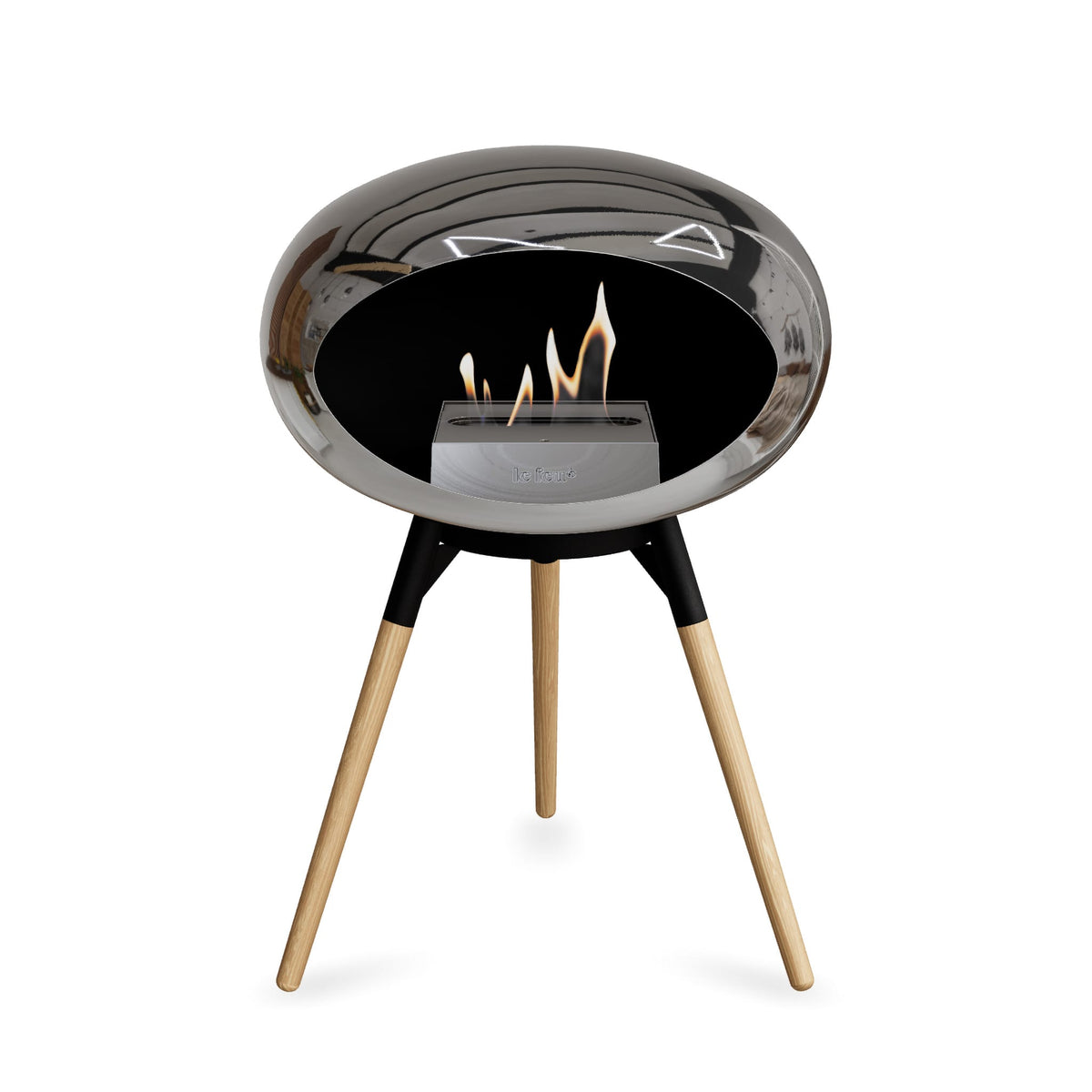 Le Feu Ground Low Dome &lt;br&gt;Chromed Silver