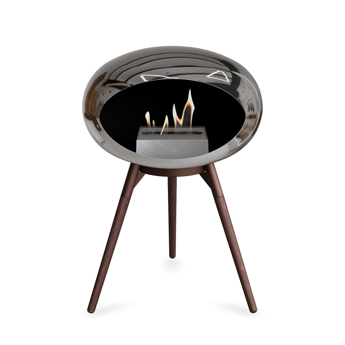 Le Feu Ground Low Dome &lt;br&gt;Chromed Silver
