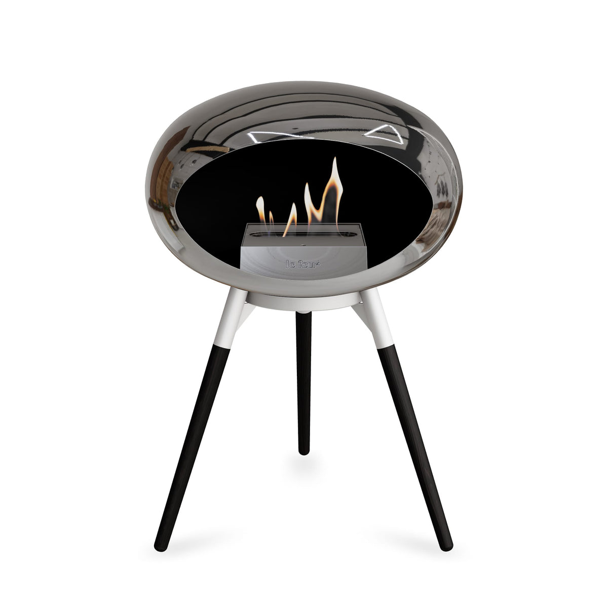 Le Feu Ground Low Dome &lt;br&gt;Chromed Silver