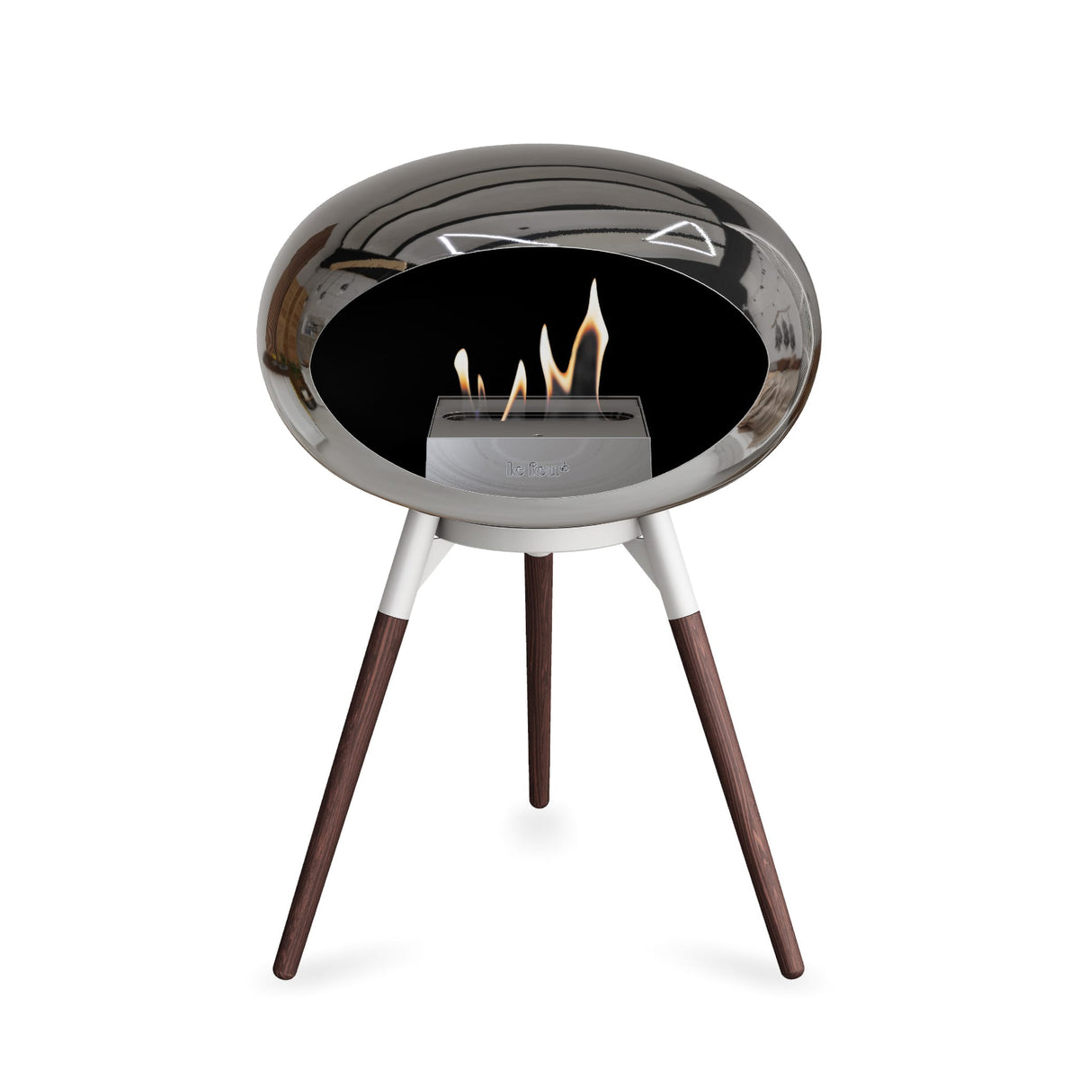Le Feu Ground Low Dome &lt;br&gt;Chromed Silver