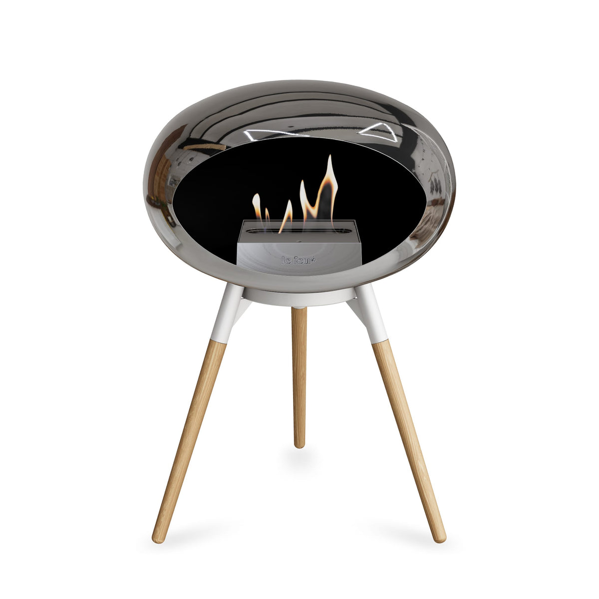 Le Feu Ground Low Dome &lt;br&gt;Chromed Silver