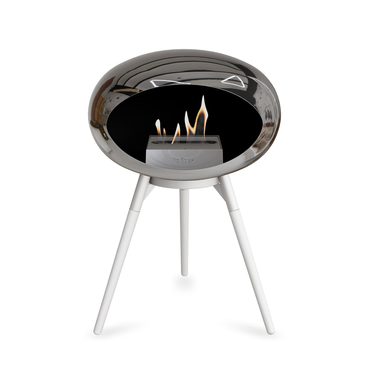 Le Feu Ground Low Dome &lt;br&gt;Chromed Silver