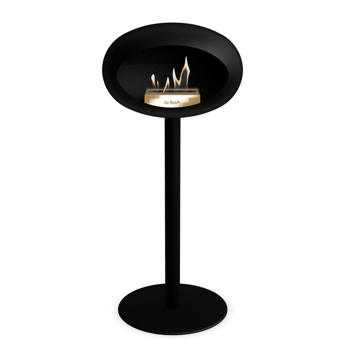 Le Feu Steel High Dome &lt;br&gt;Black