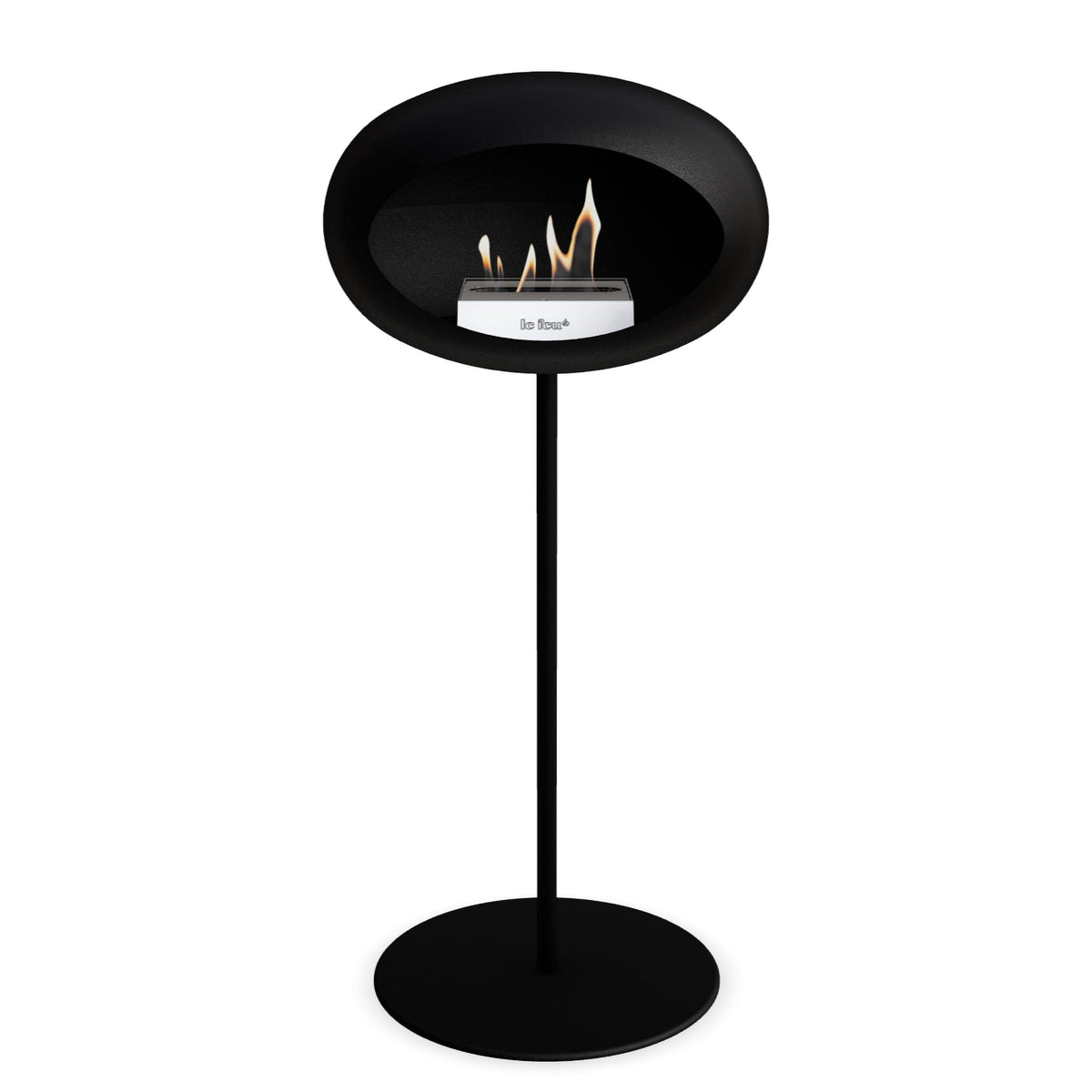 Le Feu Steel High Dome &lt;br&gt;Black