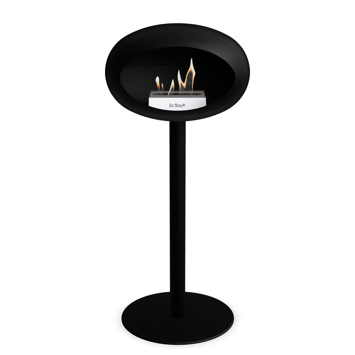 Le Feu Steel High Dome &lt;br&gt;Black
