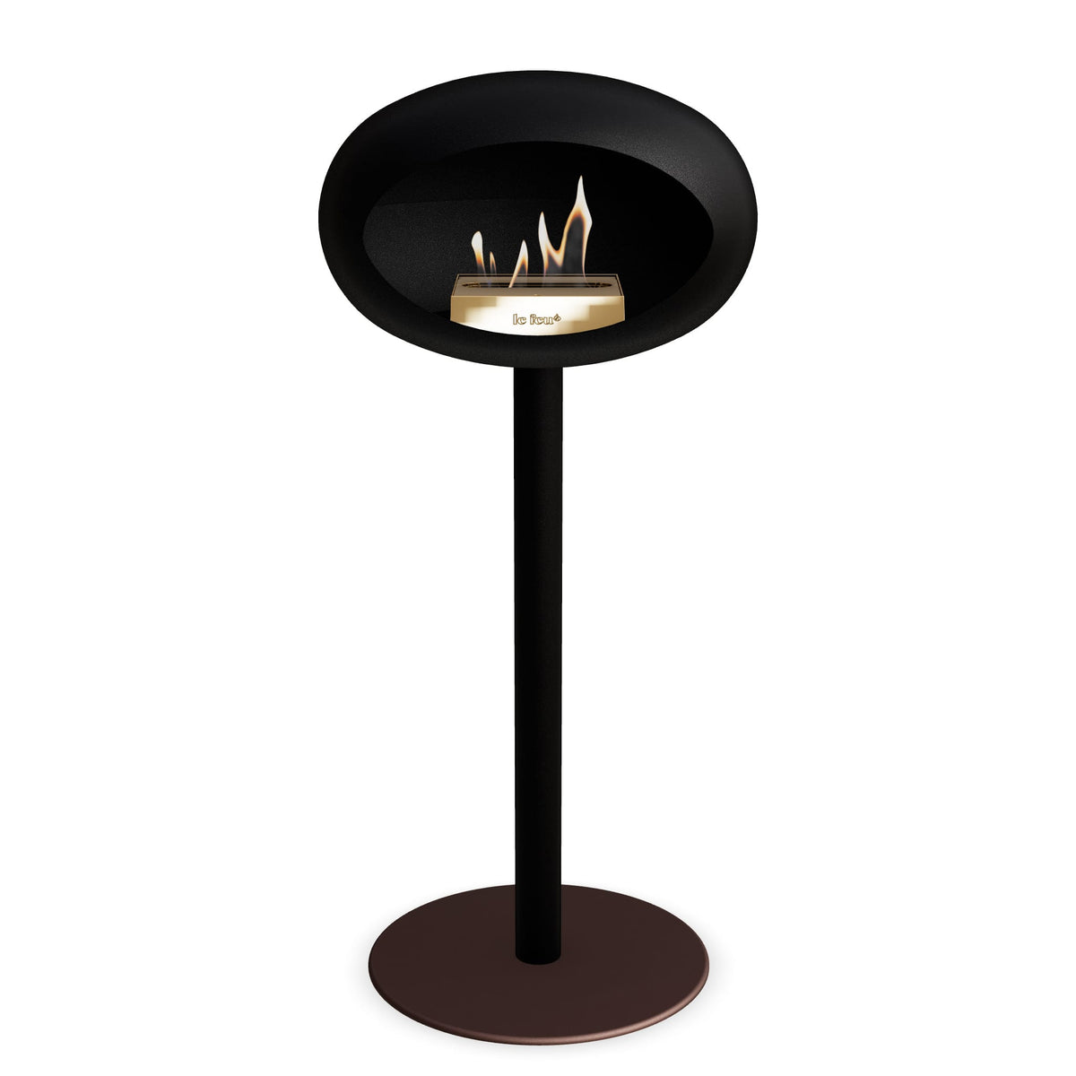 Le Feu Steel High Dome &lt;br&gt;Black