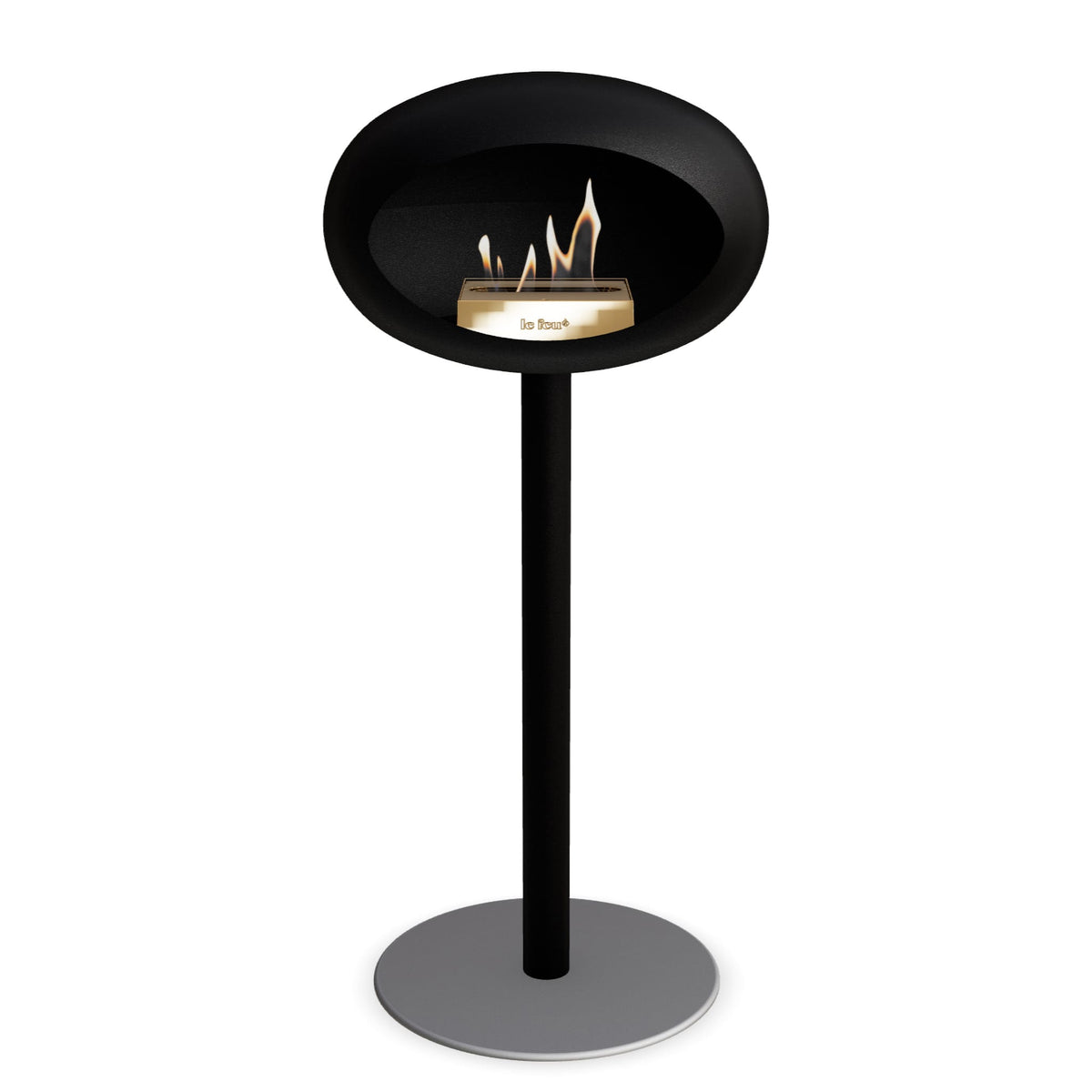 Le Feu Steel High Dome &lt;br&gt;Black