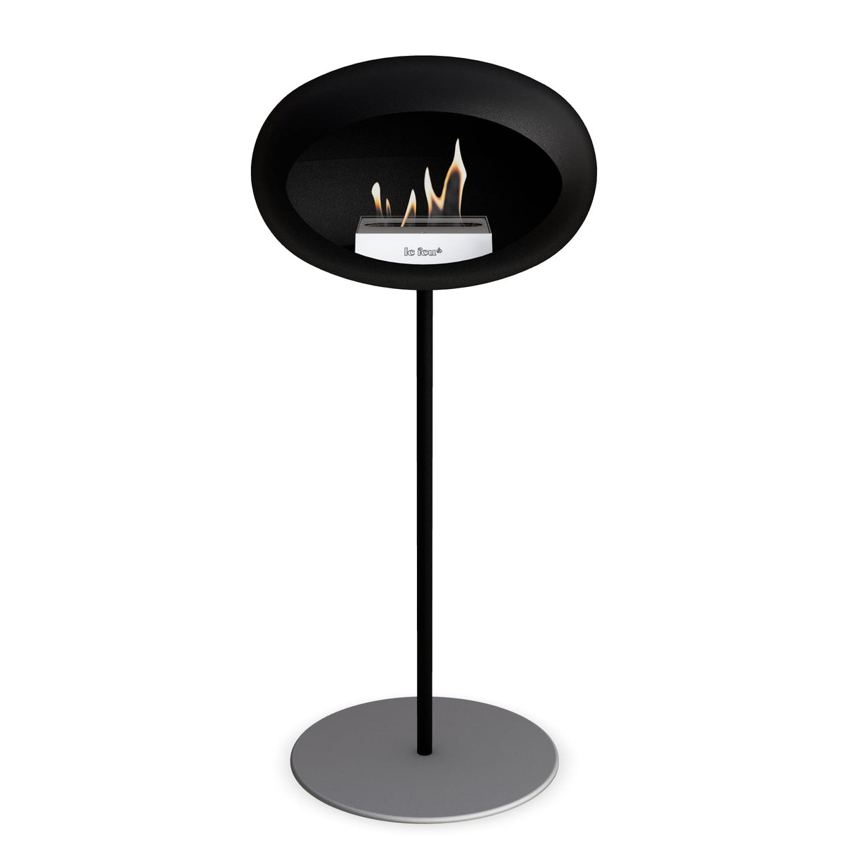 Le Feu Steel High Dome &lt;br&gt;Black