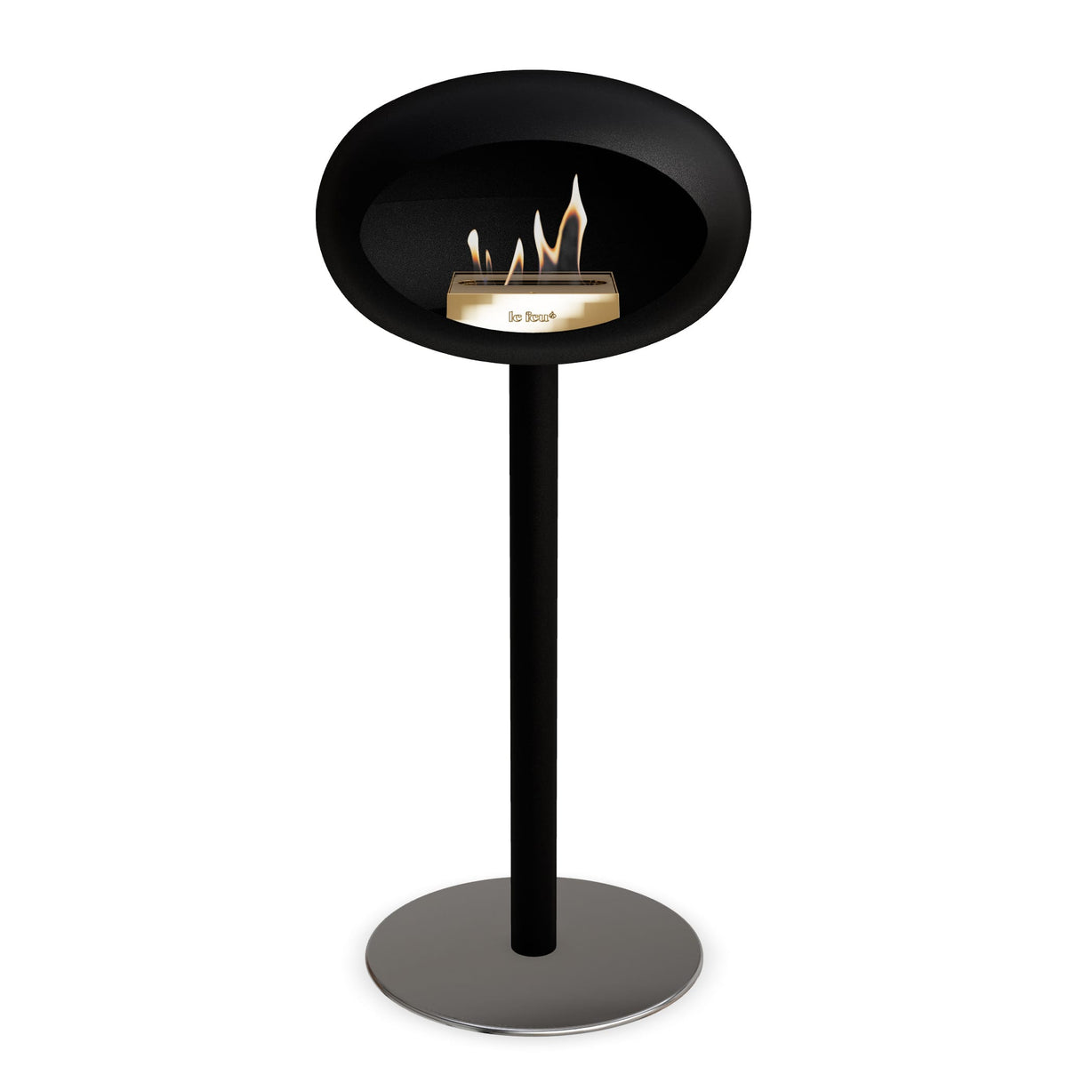 Le Feu Steel High Dome &lt;br&gt;Black