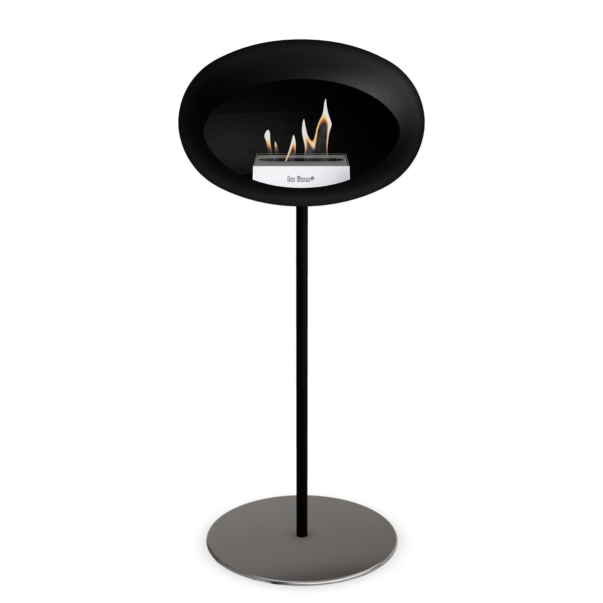 Le Feu Steel High Dome &lt;br&gt;Black