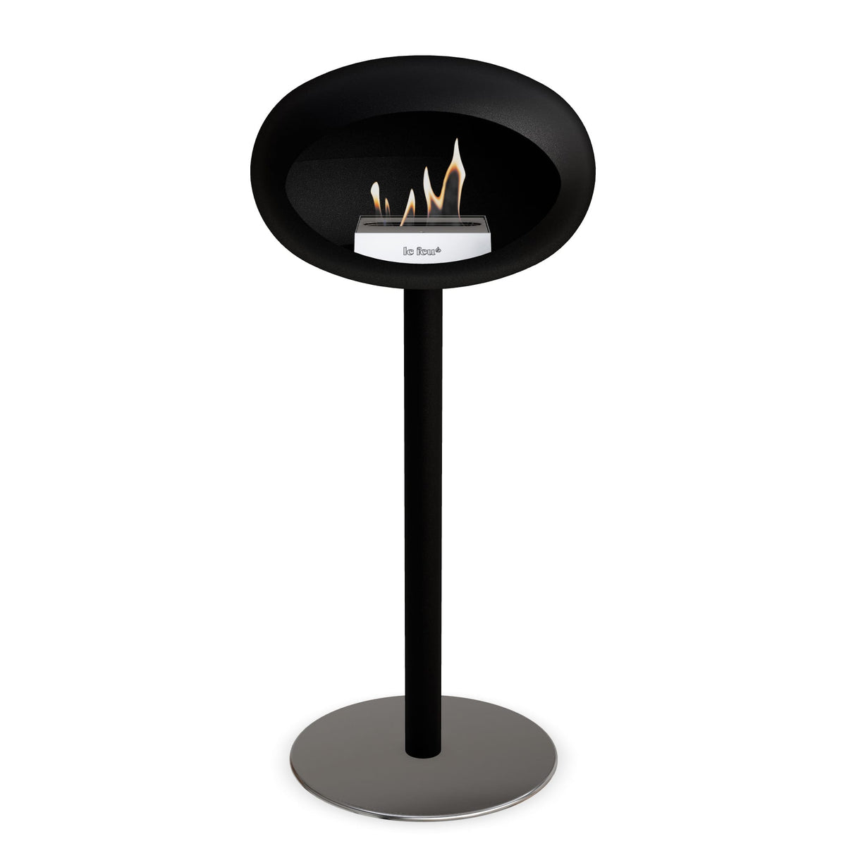 Le Feu Steel High Dome &lt;br&gt;Black