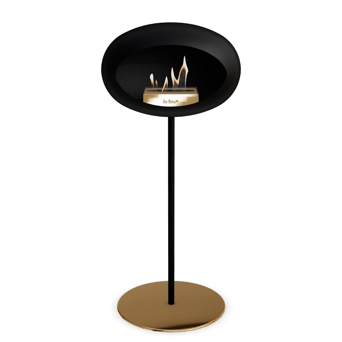 Le Feu Steel High Dome &lt;br&gt;Black