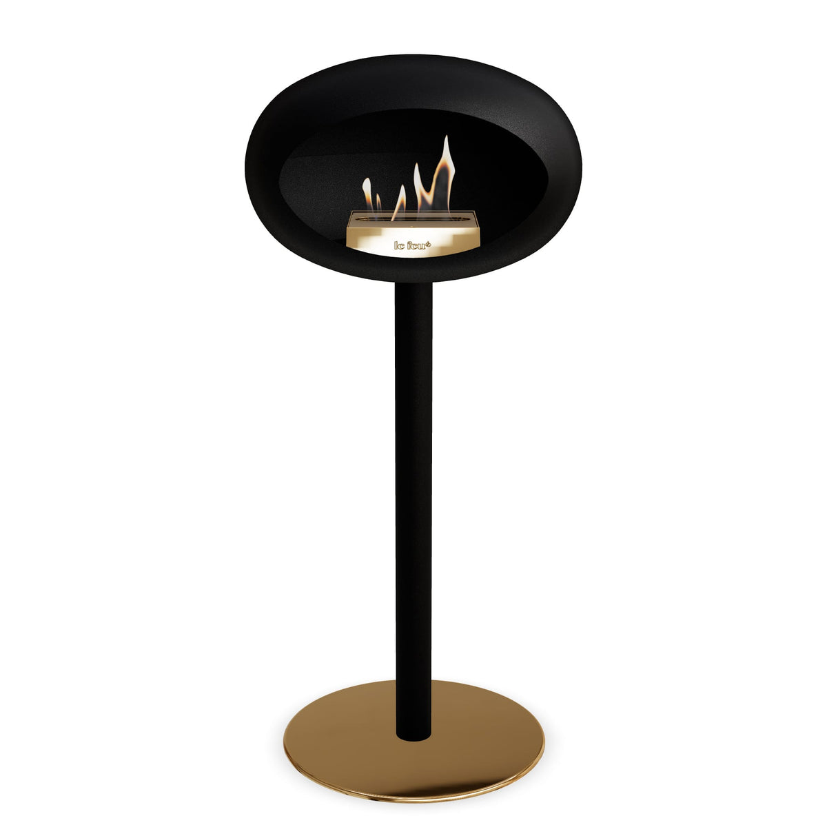 Le Feu Steel High Dome &lt;br&gt;Black