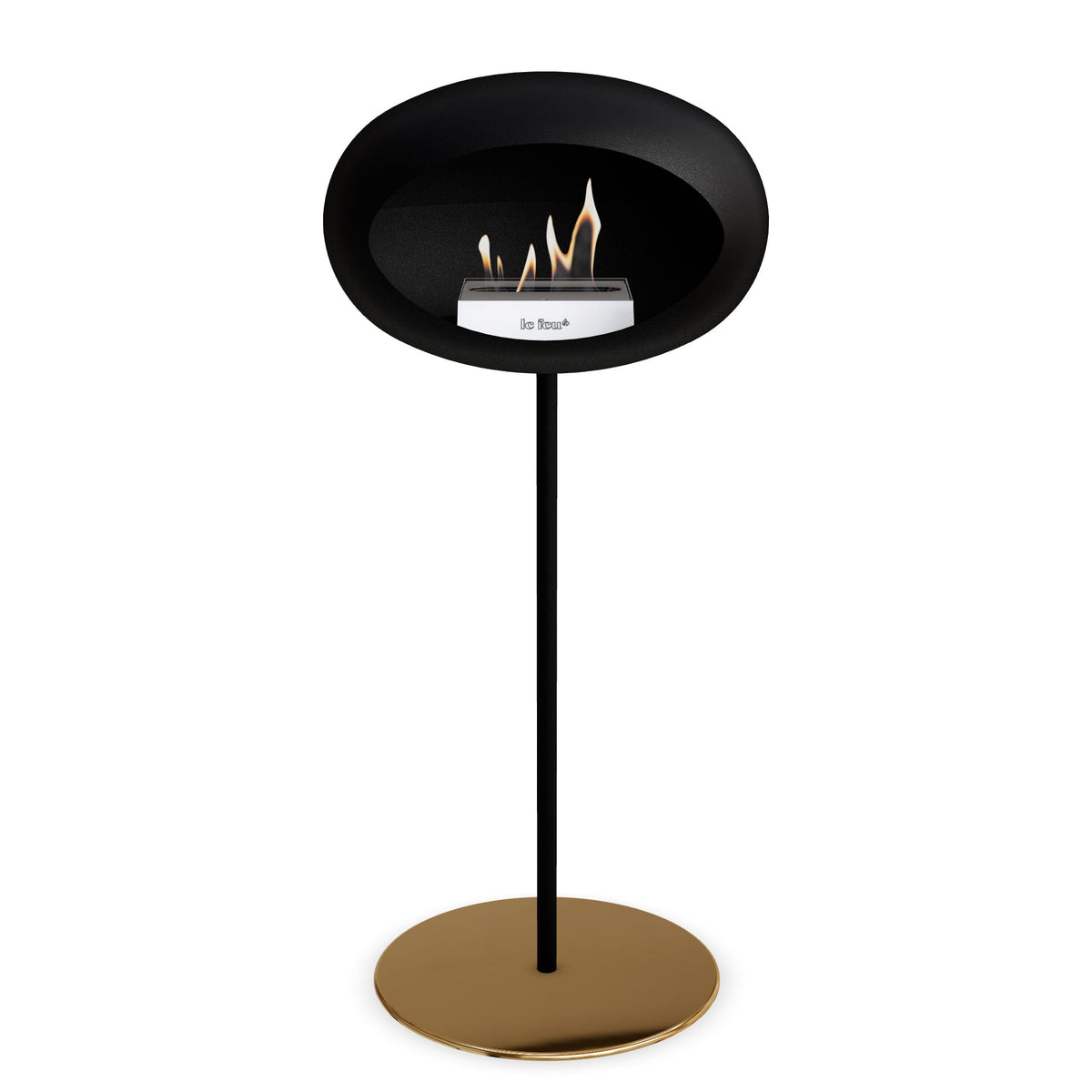 Le Feu Steel High Dome &lt;br&gt;Black
