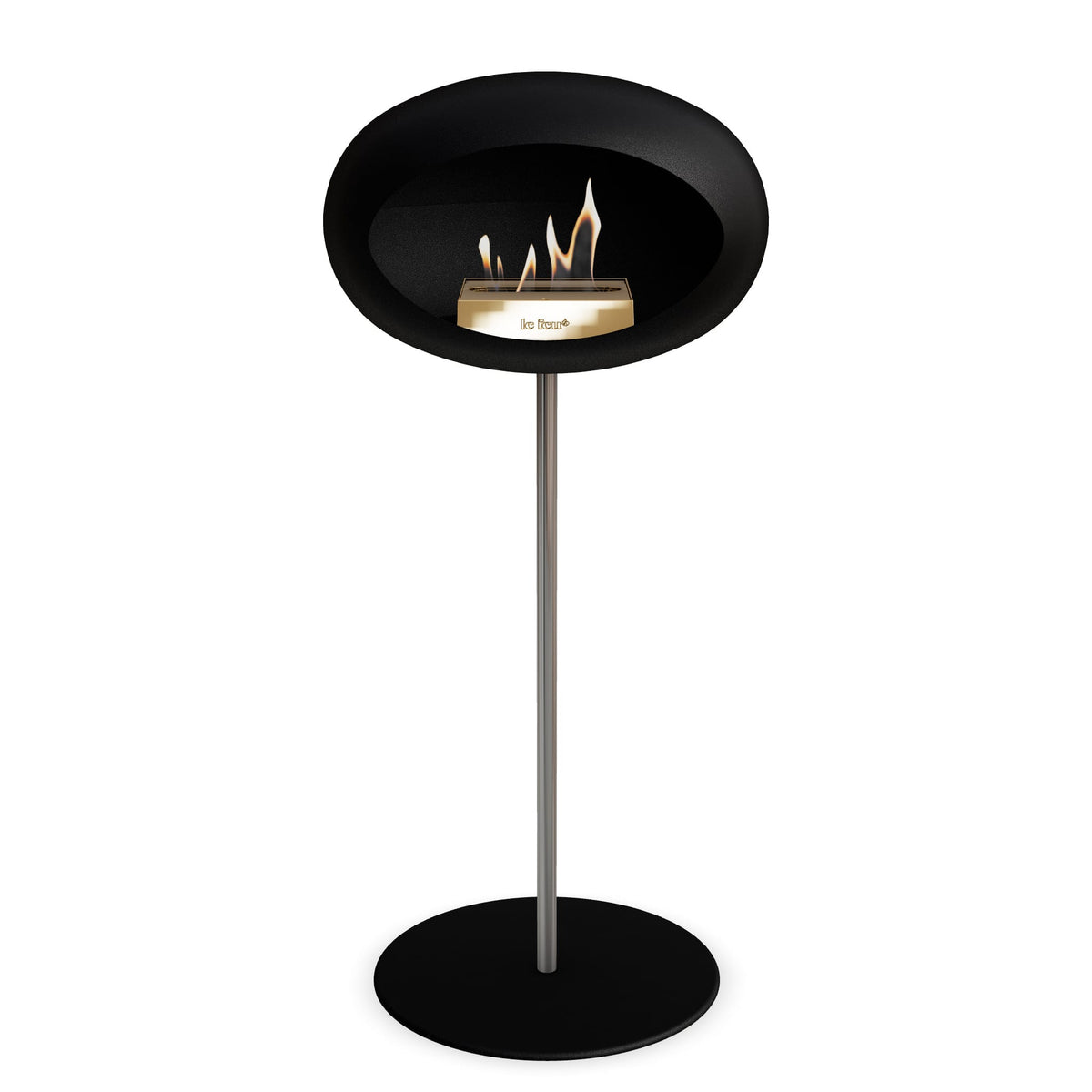 Le Feu Steel High Dome &lt;br&gt;Black