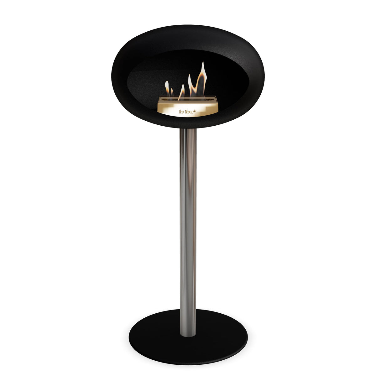 Le Feu Steel High Dome &lt;br&gt;Black