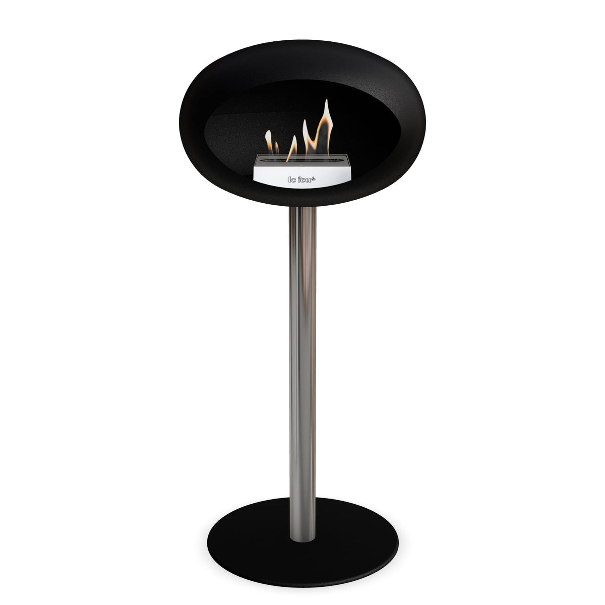 Le Feu Steel High Dome &lt;br&gt;Black