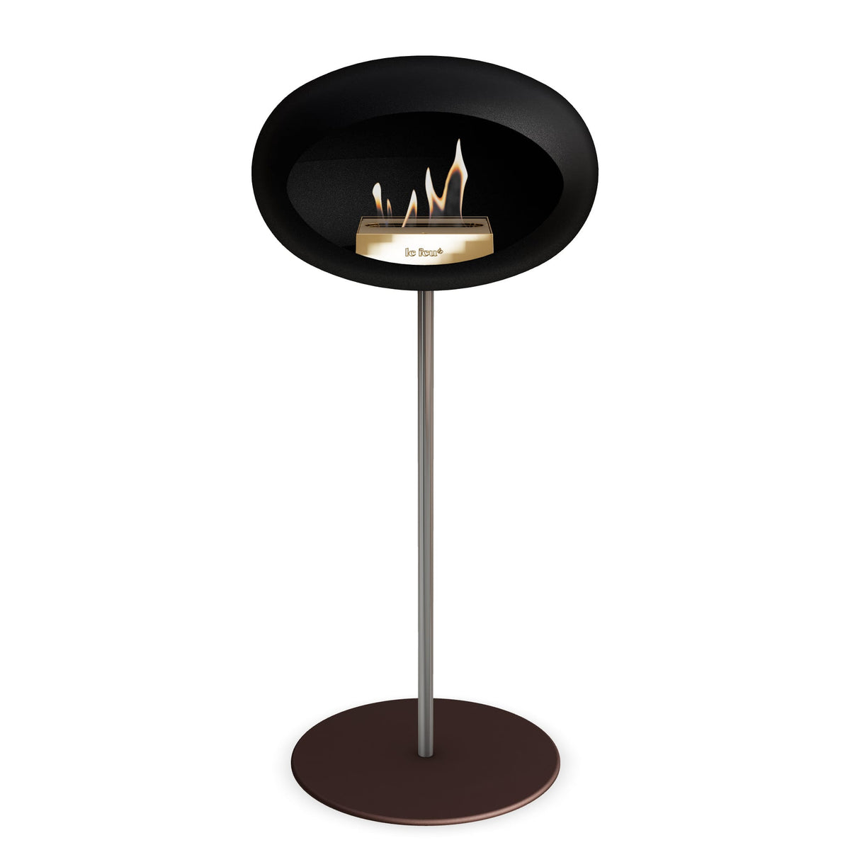 Le Feu Steel High Dome &lt;br&gt;Black