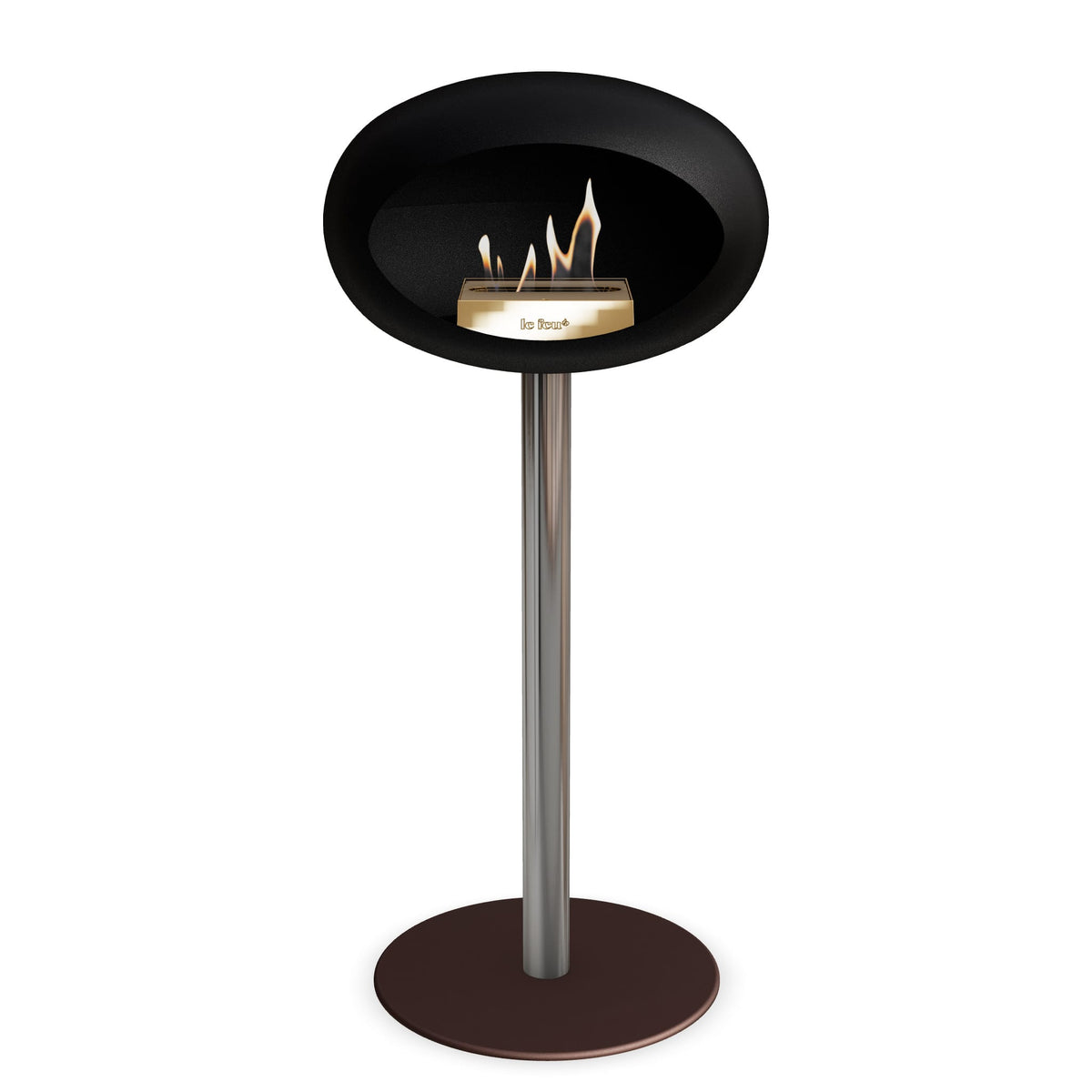 Le Feu Steel High Dome &lt;br&gt;Black