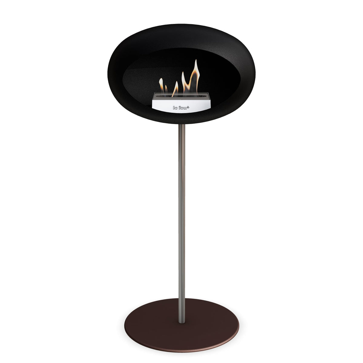 Le Feu Steel High Dome &lt;br&gt;Black