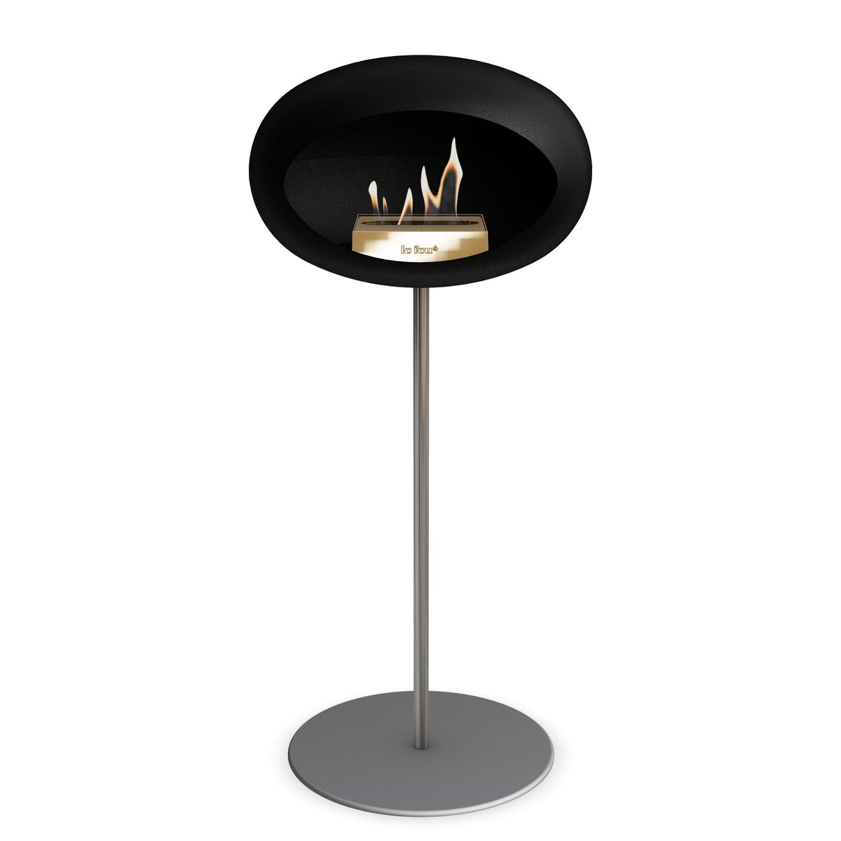 Le Feu Steel High Dome &lt;br&gt;Black