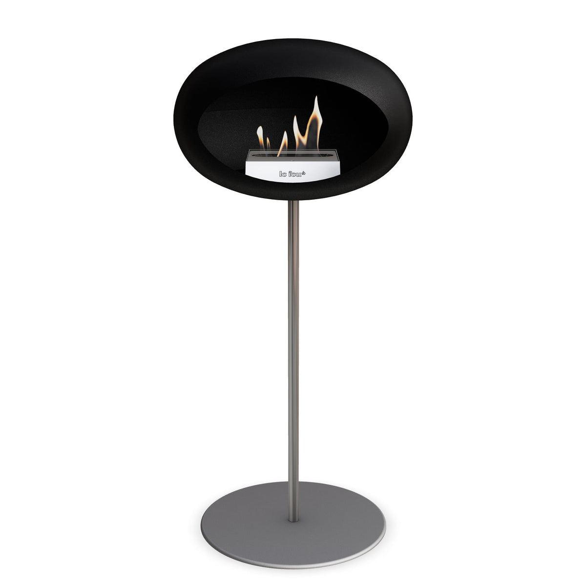 Le Feu Steel High Dome &lt;br&gt;Black