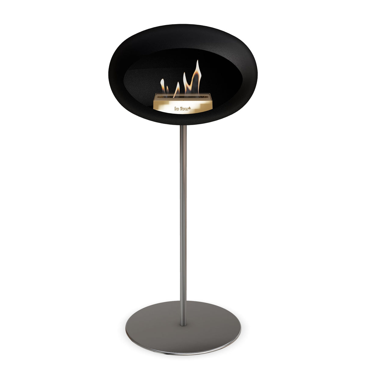 Le Feu Steel High Dome &lt;br&gt;Black