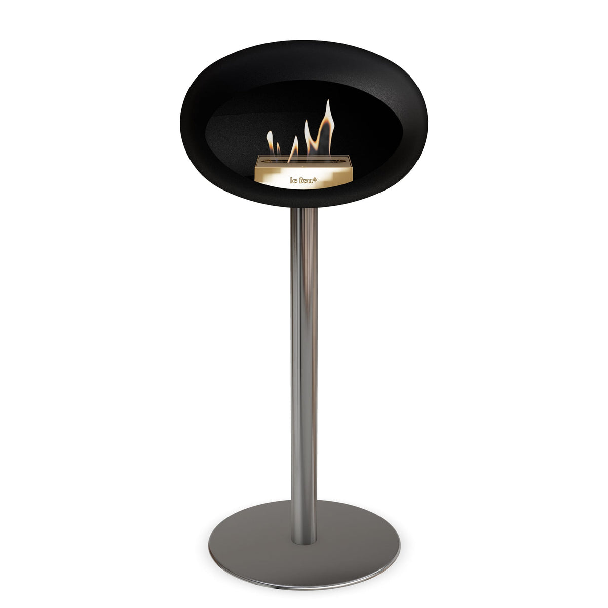Le Feu Steel High Dome &lt;br&gt;Black