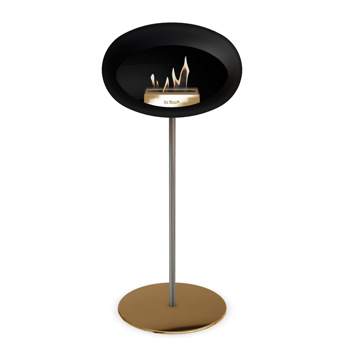 Le Feu Steel High Dome &lt;br&gt;Black