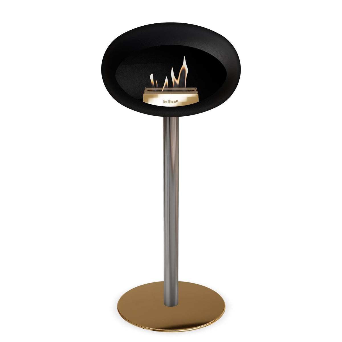 Le Feu Steel High Dome &lt;br&gt;Black