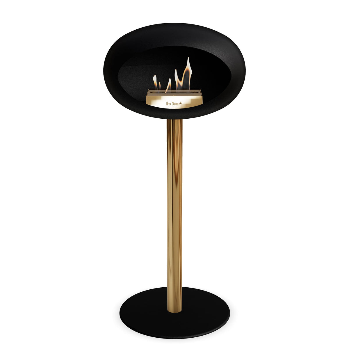 Le Feu Steel High Dome &lt;br&gt;Black