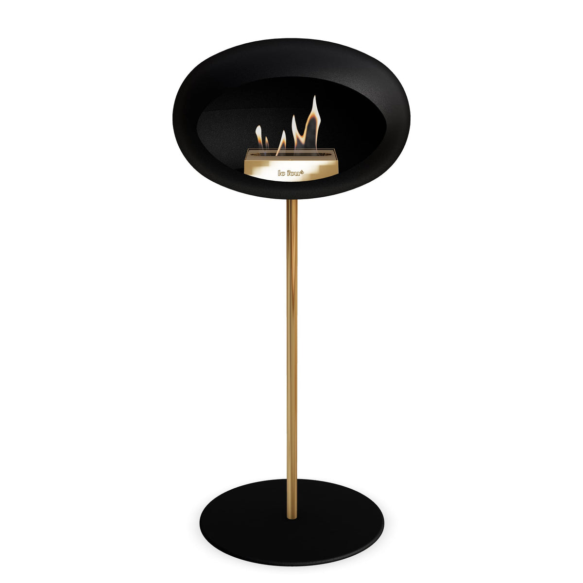 Le Feu Steel High Dome &lt;br&gt;Black