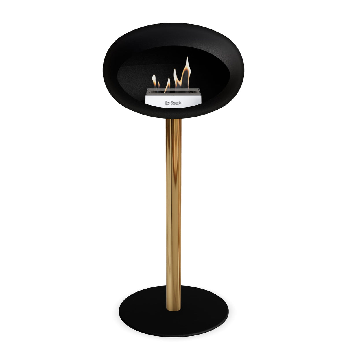 Le Feu Steel High Dome &lt;br&gt;Black