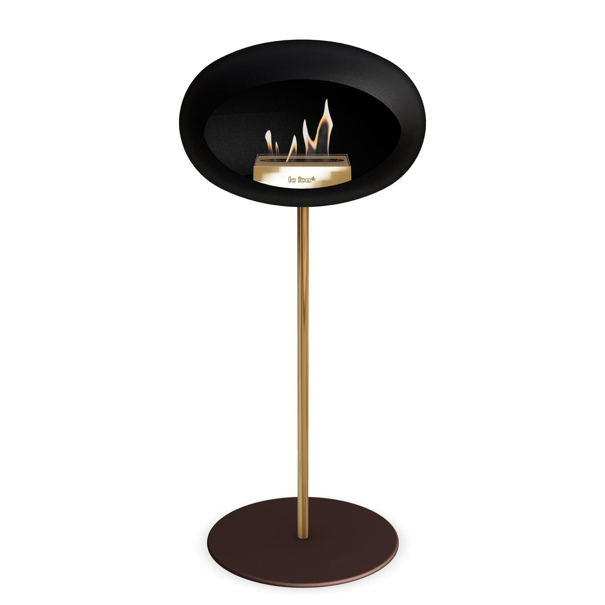Le Feu Steel High Dome &lt;br&gt;Black