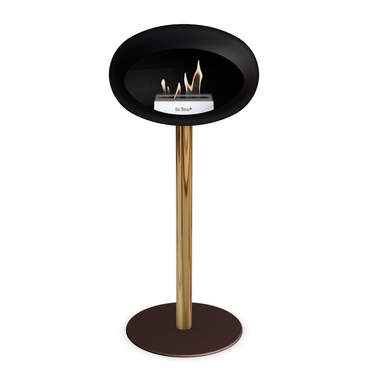Le Feu Steel High Dome &lt;br&gt;Black