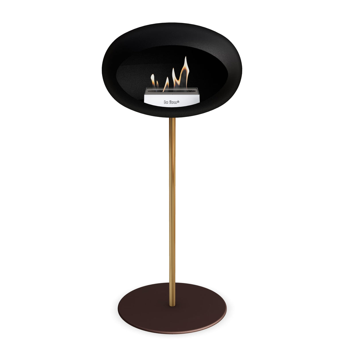 Le Feu Steel High Dome &lt;br&gt;Black