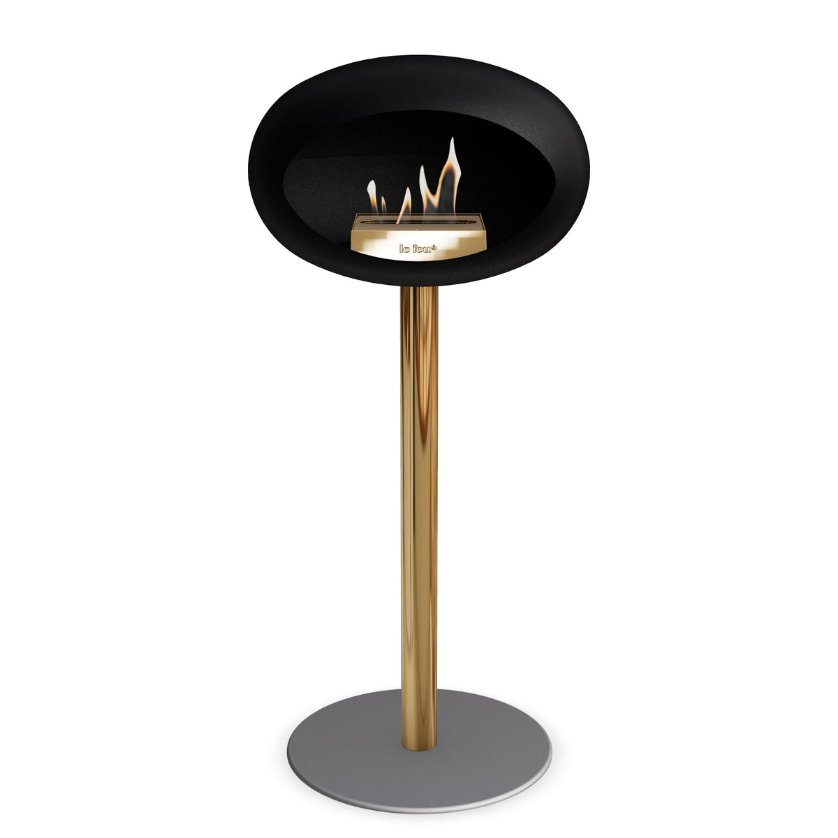 Le Feu Steel High Dome &lt;br&gt;Black